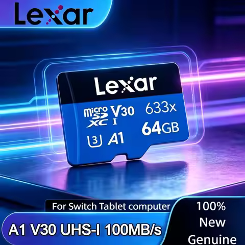 Lexar Original 100% 256GB 128GB 64GB 32GB SDXC SDHC V30 U3 V10 U1 Class 10 A1 633x Micro Memory Card