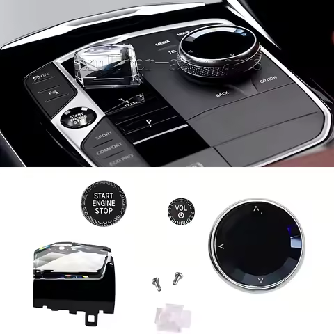 Crystal Gear Shift Paddles Knob for BMW X5 G05 G20 G12 X6 G06 ix3 G08 i4 G26 i7 G70 X7 G07 Original 