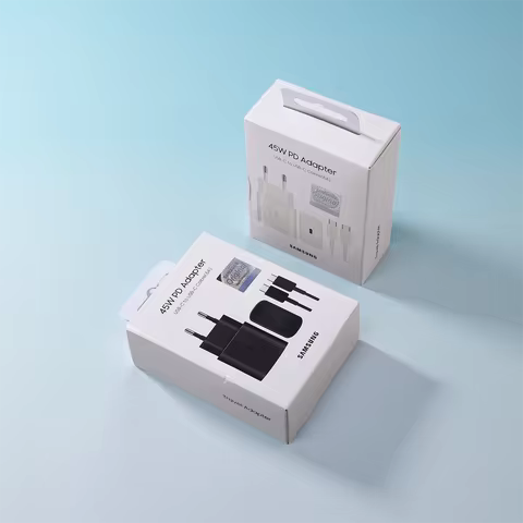 Samsung 45W PD Charger Super Fast Charging Power Chargeur EU Adapter For Galaxy S20 S24 S23 S22 S21 