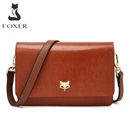 FOXER 2023 Female Vegan Leather Classical Shoulder Crossbody Bag Women PVC Purse Monogram Design Lad