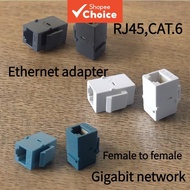 RJ45 pass-through connector, RJ45 connector, 10 pieces, 6 types of direct female cable connectors  R