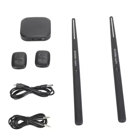 Virtual Drum Kit Portable Virtual Reality Drum Set Electronic Drum Set for Beginners Children Adults