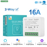 EWeLink Wifi Smart DIY Switch 16A Mini Automation Module DIY Breaker Supports 2 Way For Alexa Google