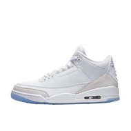 Caqui24 Air Jordan 3 Aj3 pure white cat Joe 3 pairs fast speed 136064-111