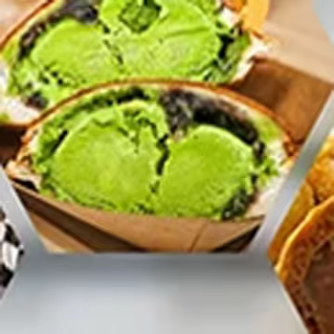 Commercial Hamburg Gelato Waffle Maker Non-stick Flying Panini Sandwich Press UFO Burgers Machine