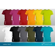 Aeroplain Plain T-Shirt (32s) Woman Size - Red, XS