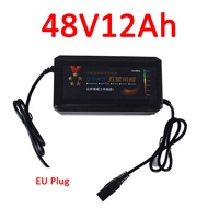 Sạc Xe Đạp Điện Xe Máy Điện 48V 60V 12Ah 20Ah Sạc xe điện Tự Ngắt Sạc Xung Chống Phồng Bình