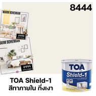 TOA 8444 Sierra Bianca ทุกรุ่น สีทาบ้าน ขนาด 9 ลิตร สีทาภายใน สีทาภายนอก สีไร้กลิ่น สียอดนิยม สีน้ำอ