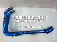 HEADER LEHERAN KNALPOT UNDERBELLY / KOLONG MOTOR ALL NEW NINJA 250 FI OLD NINJA KARBU KAWASAKI Z250