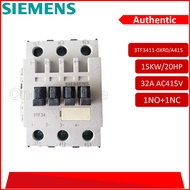 SIEMENS Contactor 3TF3411-0XL2/A240 3TF3411-0XR0/A415 32A 15kW 20HP 1NO+1NC