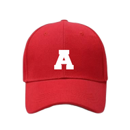 Topi Baseball Merah Pria Wanita Alphabet Abjad Huruf A B C D E F G H U J K L M N O P Q R S T U V W X