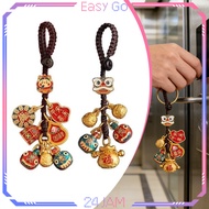 GANTUNGAN Chinese Lucky Keychain Feng Shui Keychain Chinese Keychain Lucky Keychain
