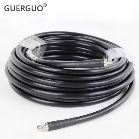LMR400 Cable SMA Male to SMA Male Connector Plug Cord 50-7 RF Coaxial Extension Jumper Pigtail Adapt