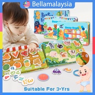 Bella Baby Busy Book Kids Educational Toys 3 Years Quiet Book Montessori Toys Activity Book For Kids