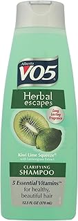Alberto VO5 Herbal Escapes Kiwi Lime Squeeze Clarifying Shampoo for Unisex, 12.5 Ounce