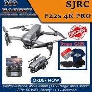 PROMO Drone SJRC F22S 4K PRO 3.5KM Version EIS Drone GPS 2Axis Gimbal
