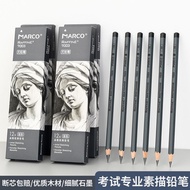 铅笔 (Pencils) 现货& 热卖马可素描铅笔美术生专用全套2b4b6b8b一整套炭笔美术用品碳笔