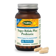 Flora Super Bifido Plus 102 Billion CFU, Raw Probiotics for Men & Women, Bifidobacterium, Lactobacil