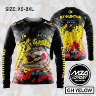 GT Hunter Fishing Jersey Sublimation Edition | Clothes Anti-UV fishing | Size XS - 8XL Shimano BOSSNA SEAHAWKS