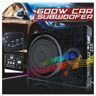 Car 27cm 12V Ultra-Thin with High-Pitch Subwoofer Wooden Built-In High-Power Subwoofer Car Subwoofer