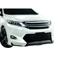 ABS263 TOYOTA HARRIER 2016 FRONT SKIRT WITH CHOROME (MDLS) ABS SKIRT LIP BODYKIT