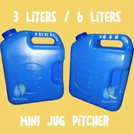 3 Liters 6 Liters Slim MINI Water Container Jug Pitcher