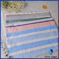 ♂ ❏ Hot sale Microfiber Bimpo towel cotton face towel makapal for adult and kids hand Stripe towel