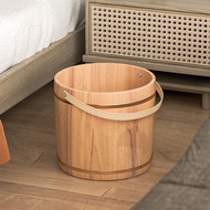S-6💚Portable Foot Bath Bucket Wooden Foot Bath Bucket Household Solid Wood Foot Bath Tub Foot Bath Tub Foot Bath Bucket