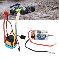 RC 550 Brushed Motor  Low Noise ESC Kit T Male Plug for Crawler