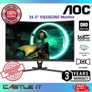 AOC CQ32G3SE 32" 165HZ 1MS HD MI DP DisplayPort Curved QHD Gaming Monitor