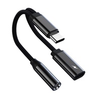 R* 2 in 1 USB C Audios Converter with Fast Charging Capability for Smartphone