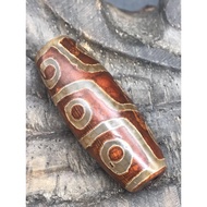 Dzi Bead Pendant Tantric Nine-Eyed Dzi Beads Antique Dzi Beads Oversized Dzi Beads Tibetan Ornaments