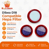 Dibea D18 Compatible Hepa Filter