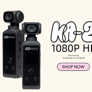 KiTBEEZ KA-2✨ Pocket Action Camera 4K WiFi Sports Camera 270° Rotation Waterproof Vlogging Camera Mo