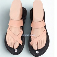 Chamel model flip-flop sandals, impomea sponge sandals, women's sandals