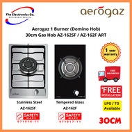 Aerogaz 1 Burner (Domino Hob) 30cm Gas Hob AZ-162SF / AZ-162F ART