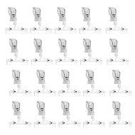 (SPVH) 25 Pack Plastic Merchandise Sign Clip Rotatable Clip-on Holder Display Clip Holder Stand Pric