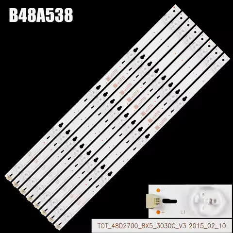 LED Strips For 48" B48A538 48FS3750 L48F3800A 48HR330M05A1 V2 48D2700 L48D2730 48fa3204 48FS3003 48F