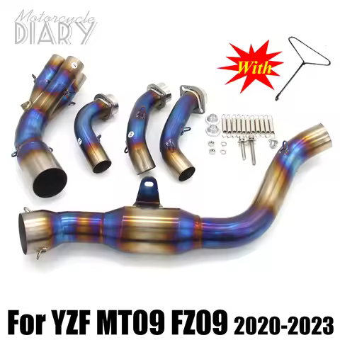 Titanium Alloy For Yamaha MT09 TRACER 900 MT-09 FZ-09 FJ09 Xsr900 2020 2021 2022 2023 Motorcycle Exh