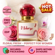 JON&JOIE (5) D'ADORE PERFUME 30ML EDP Perfume wanita tahan lama, Perfume Melon + magnolia