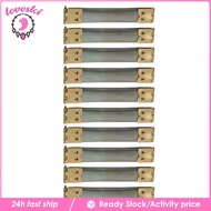 [Lovoski] 10pcs Purse Or Glasses Case Flex Frame Internal Flex Spring Clip Bronze 8cm