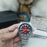 JAM TANGAN SEIKO 5 SPORT TURTLE RED DIAL SRPB 17K1 BEKAS