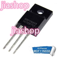 10pcs MDF11N65B TO-220F MDF11N65 TO-220 MDF11N65BTH TO220F 11N65B 650V 11A new original on sale jias