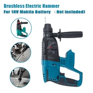 10000bpm Brushless Cordless Rotary Hammer Drill 4 Function Rechargeable Electric Hammer Impact Drill For Makita 18V Battery