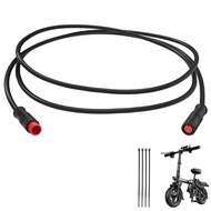 Zacro Ebike Extension Cable 2Pin/3Pin/4Pin/5Pin/6Pin Waterproof Female to Male, Electric Bike Wire f