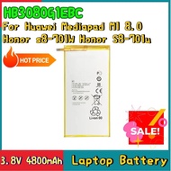 3.8V 4800mAh HB3080G1EBC HB3080G1EBW Tablet Battery For Huawei Mediapad M1 8.0 Honor S8-701W Honor S