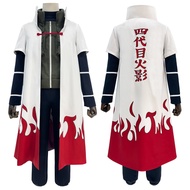 HOLOUN Anime Naruto Namikaze Minato Cosplay Costume Cloak Japanese Anime