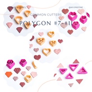 Polymer Clay Cutter | Polygon Series | Stud cutter | Polygon 7- 11