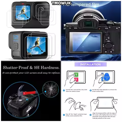 Premium 9H Hardness Screen Protector For Sony Alpha A6600 A6000 A6100 A6300 A6400 A5000 NEX-7/6/5/5N