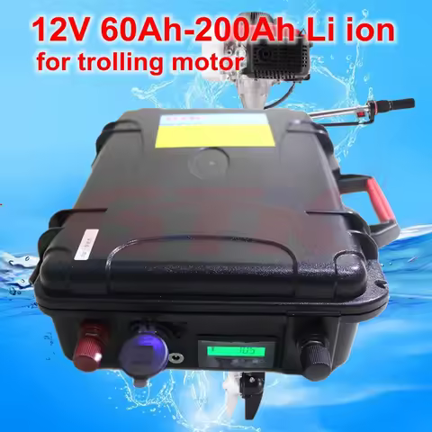 Rechargeable GTK 12V 100ah 200ah 60Ah 80Ah 120Ah 150ah 180ah Lithium Ion Battery for Trolling Motor